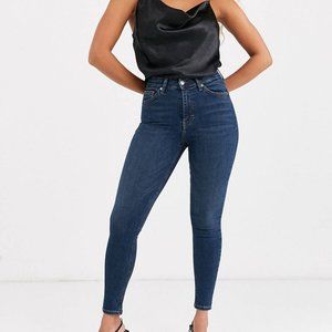 Topshop Jamie Skinny Jeans - Indigo Blue
